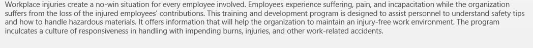 Conduct a needs assessment for your proposed training program