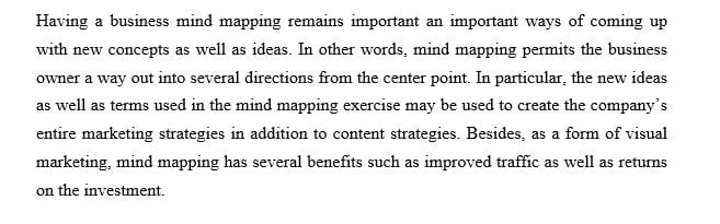 Create a mind map to identify the essential procedures to carry out an Internet marketing