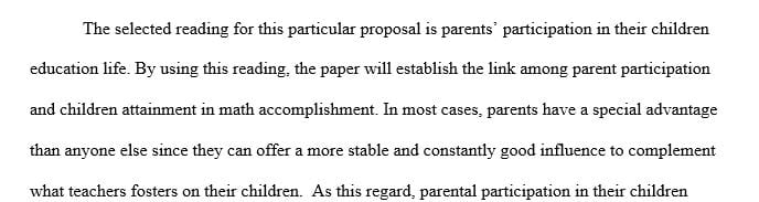 Create a proposal for your intended research for the final paper