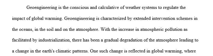 Describe four possible effects of global warming on the planet