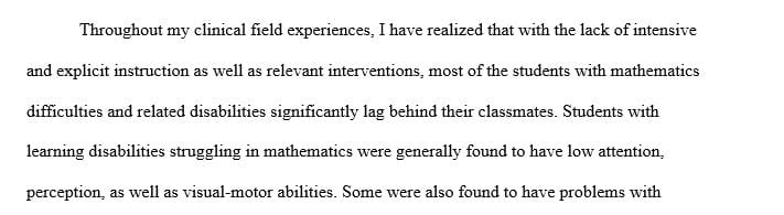 Describe how the students performed on the math activities