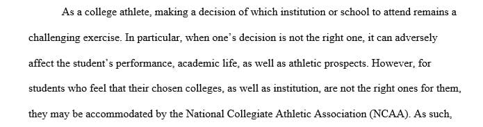 Determine NCAA Eligibility for a transferring student