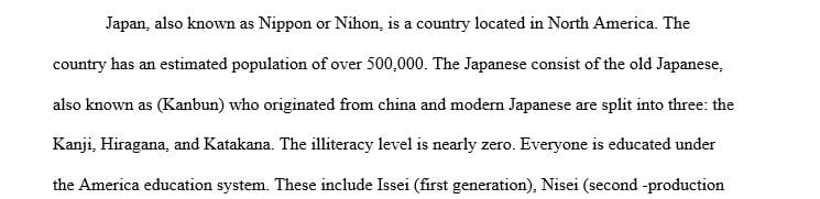 Discuss the cultural development of the Japanese and the Jewish heritage