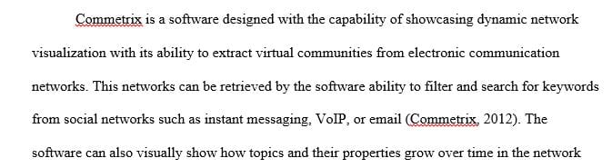 Explain how each tool works and the type of social networks that would need to be utilized