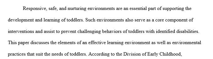 Explain your vision for each learning center in the learning environment.