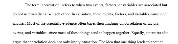 Explore the differences between correlation and causation