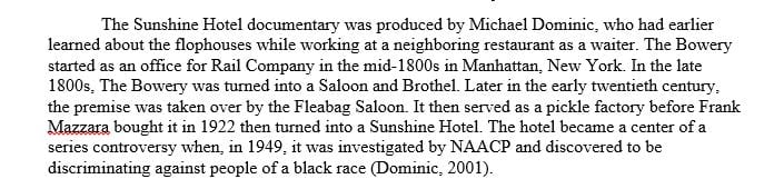 How does Michael Dominic’s documentary represent this invisible population