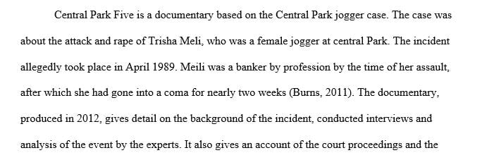 How does "The Central Park Five" demonstrate the effects of labeling theory