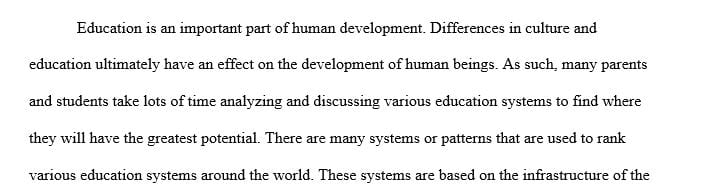 How does the US education system compare to education systems in other countries