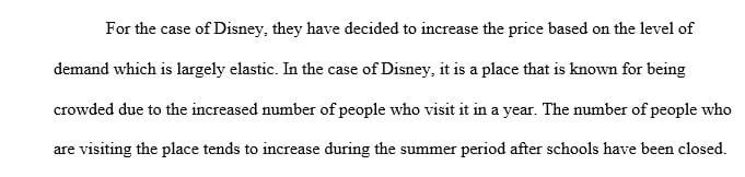 How does the concept of elasticity explain why Disney implemented strategic pricing