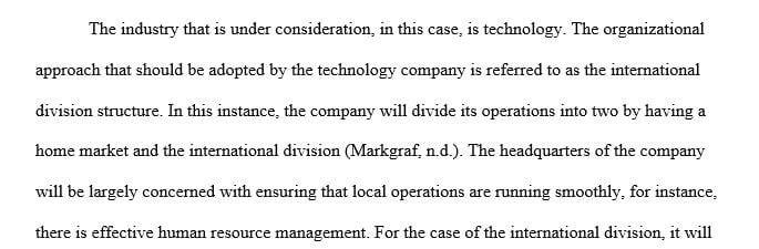 How human resource management practices might differ internationally for a typical job in that field.