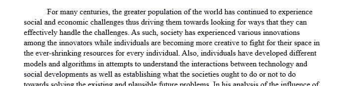 How technology and development are not available to some populations worldwide(those in poverty)