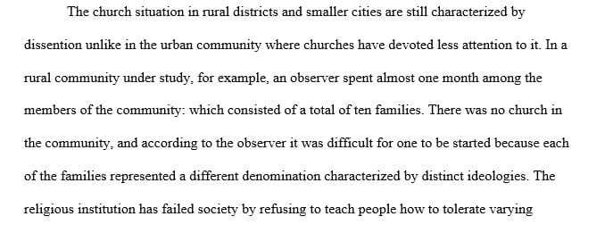 In recent years the churches in enlightened centers have devoted less attention to dissension
