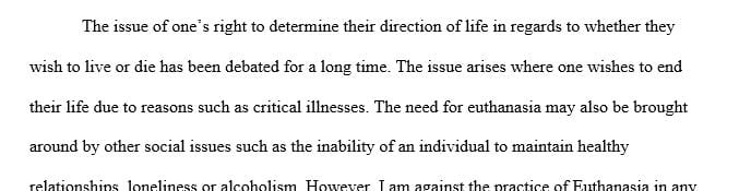 Is euthanasia morally permissible for conditions other than terminal illnesses