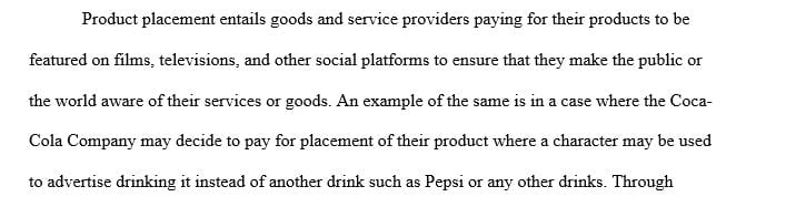 Is product placement as popular in new media as it has been in traditional television and film content