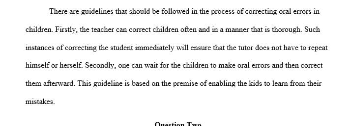 Language development in primary years