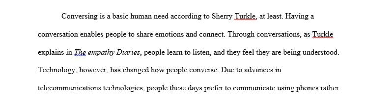 Paper about Two articles The empathy Diaries and Hiroshima and the inheritance of Trauma