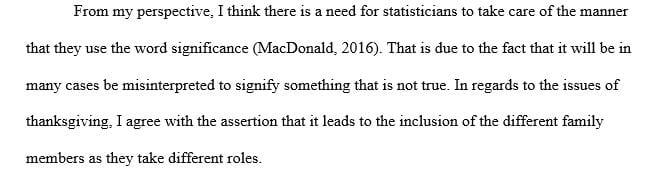 Results can be significant but not meaningful if the results do not have any social importance
