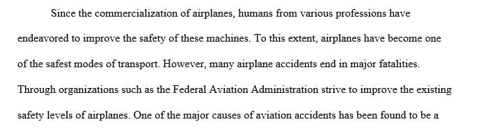 Review the investigation report and identify the human errors presented
