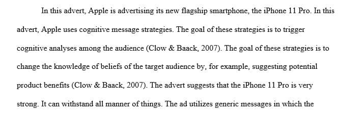 Select two different brand advertisements from a magazine