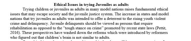 The Supreme Court’s decision to ban mandatory life sentences without parole for juvenile offenders of convicted murder