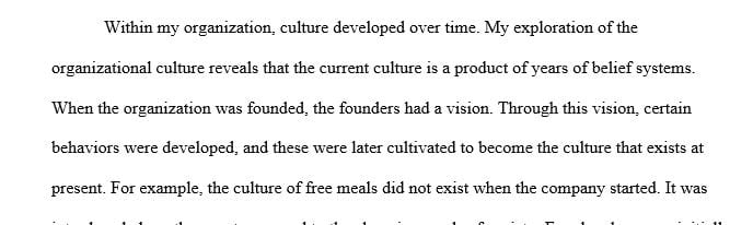 The role of leaders in cultural development and change