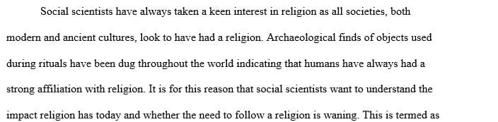 What exactly is secularization and how do sociologists try to measure it