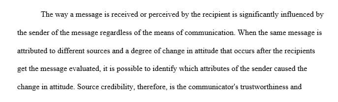 What is source credibility and does source credibility affect attitude change