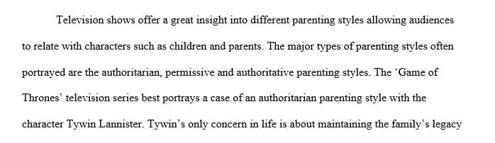 What type of parent or teacher would you want to be