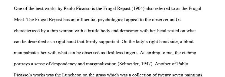 Why did Picasso use so many different media over the span of his career