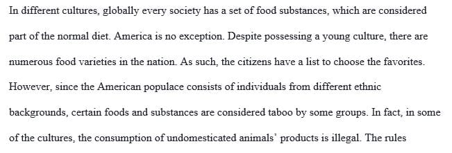 Why is it that some substances remain taboo in the United States