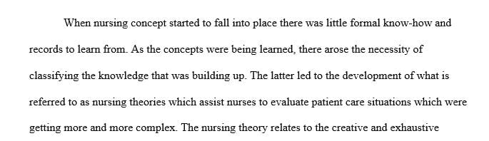 Work on 3 Middle Range Theories for the Literature Review Paper.