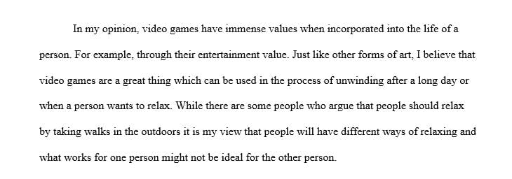 Write a 1 page response to The Rhetorical Reading of Video Games