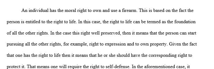 Write about gun low gun control
