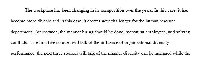 Write an annotated bibliography for your research question.