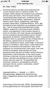 Discuss how functional patterns help a nurse understand the current and past state of health for a patient