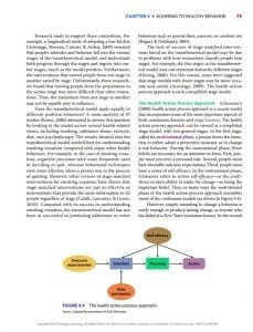 What are stage theories of health behavior change