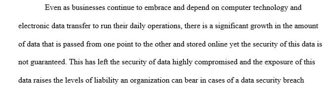 Conduct research to determine three types of computer crimes that have occurred in the past five years
