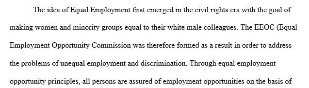 Discuss some of the protected characteristics covered by equal employment opportunity laws