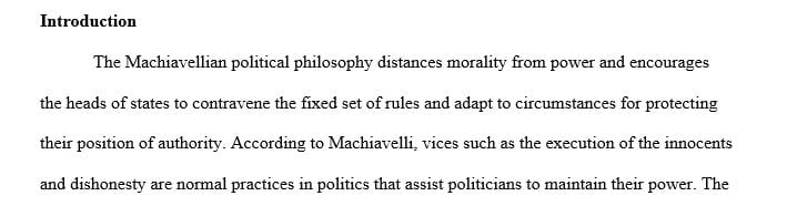 Essay about The Qualities of the Politician