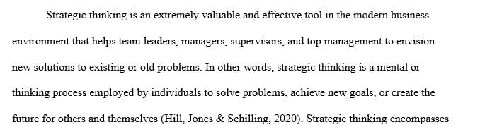 Explain the construction of underlying strategic principles