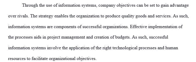 How do companies involved with successful Information Systems benefit