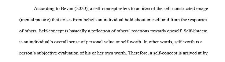 Ideas of self contribute to how and when people interact with others and are influenced by interactions