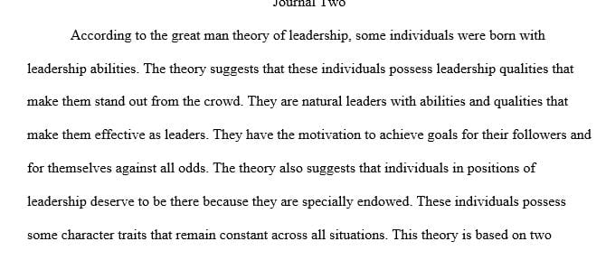 Identify the psychodynamics of your personal leadership style