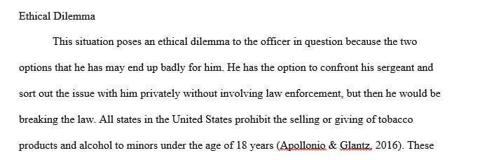 Identify the utilitarian and deontological ethical philosophies of each option.