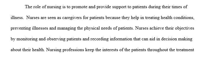 What factors facilitate professional role development in Nursing