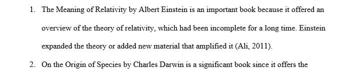 Why do you think each book has been important throughout history