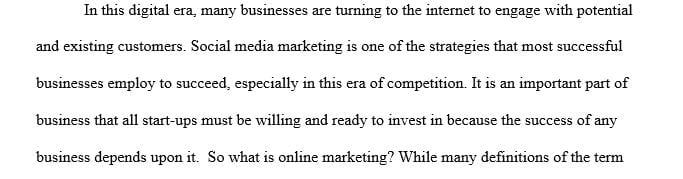 Write a 1050-word blog using the Marketing Blog template as a guide that discusses three main marketing tips