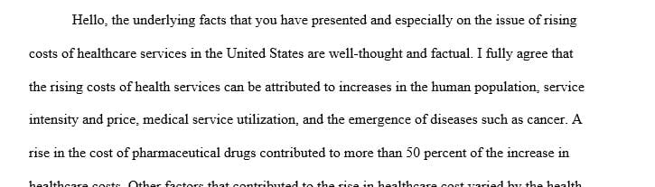 Affordable Care act was implemented to help Americans with the high cost of health care