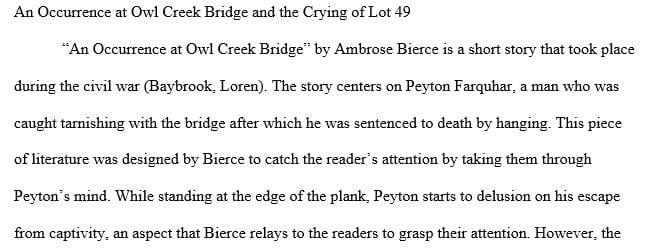 Analyze one or more pieces if American Literature from the 1860 to the Present.